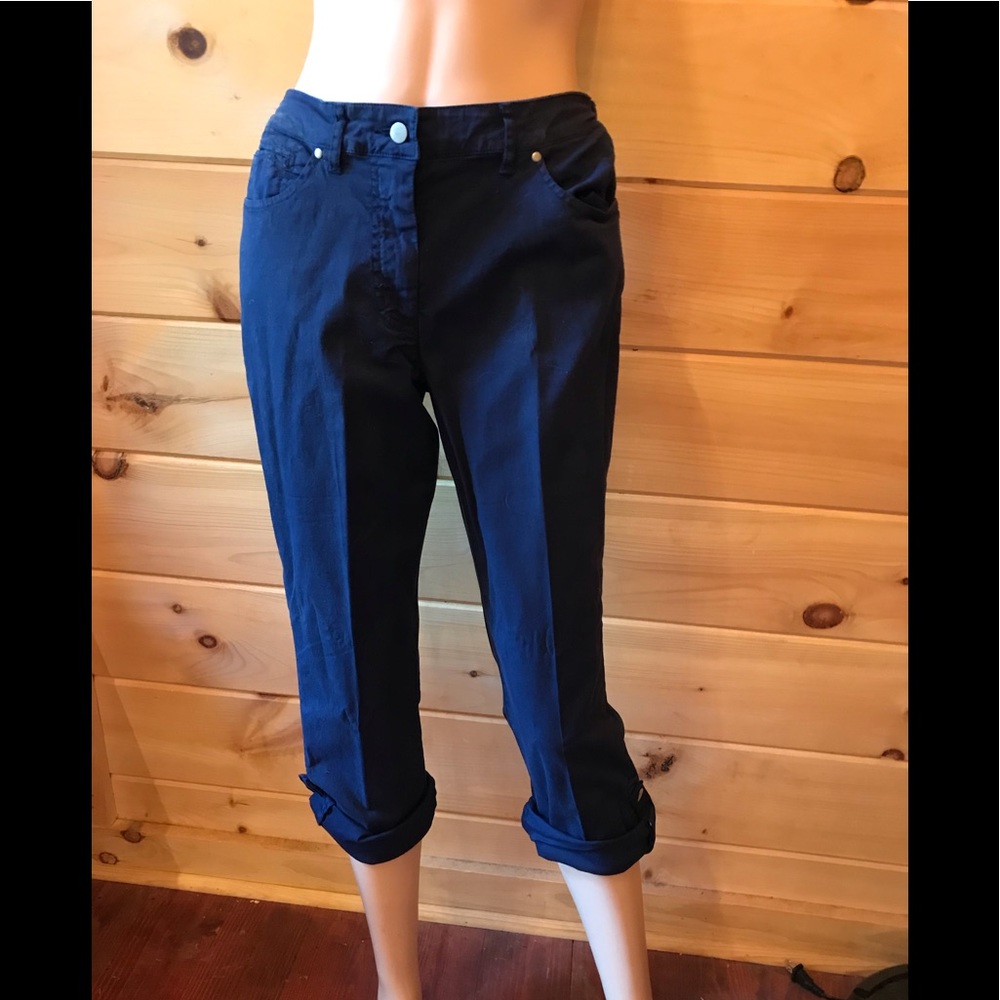 Soft Surroundings Navy blue capris size PS, #34